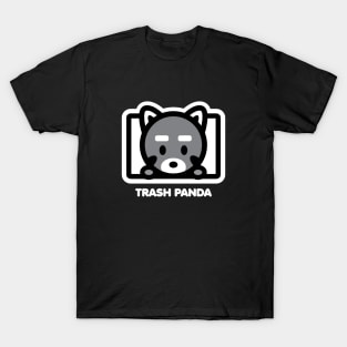 Raccoon Trash Panda Animal Lover Cute Mammal Paws Adorable Bambu Brand T-Shirt